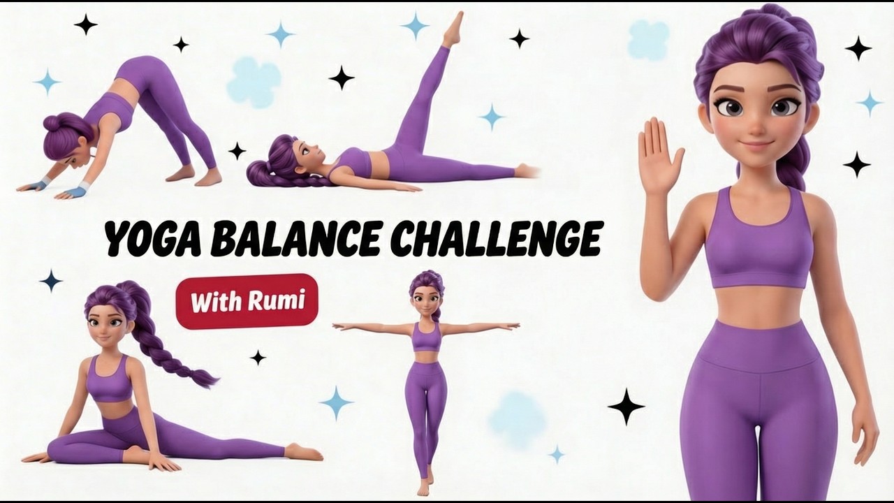 Balance Yoga for Kids with Rumi| Yoga For Flexibility | Exercise For Kids | Yoga For Health