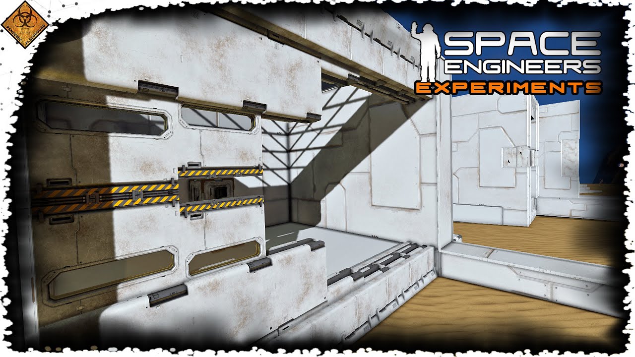 Space Engineers Experiments: Hangar Door Designs? 