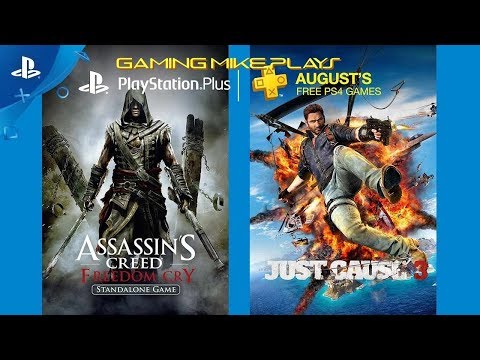 Video: PlayStation Plus Augusti-freebies Inkluderar Just Cause 3 Och Assassin's Creed: Freedom Cry