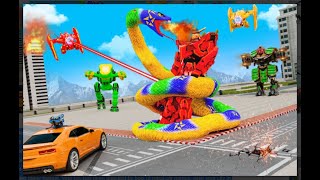 Snake Robot Car Transformation Gamulator Gameplay screenshot 2