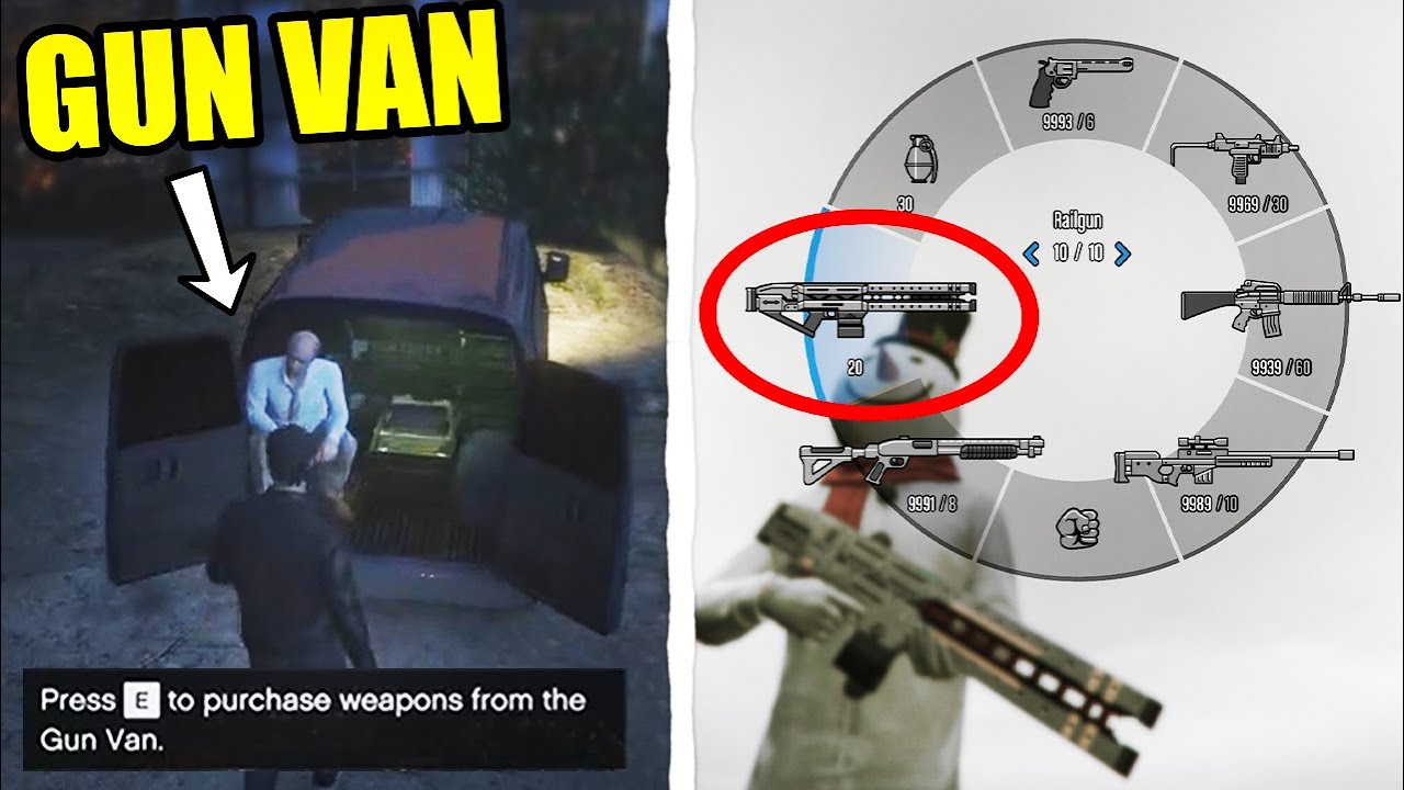 Where to find Gun Van in GTA Online & get Rail Gun