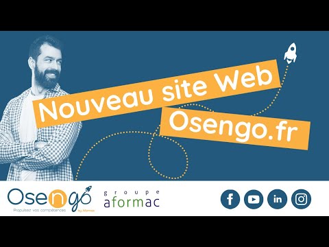 Présentation du nouveau site web Osengo