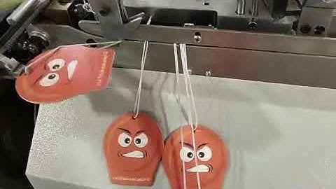 UT150F Automatic Air Freshener Elastic Hang Tag Knot Tying Machine Ambientador de colgante TARJETA