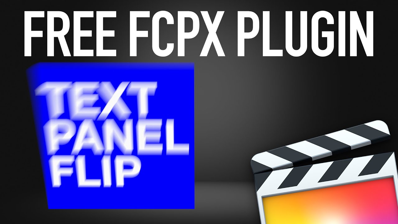 final cut pro x text plugins free