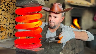 Bushcraft Knife - Forging Epic Blade from Truck Spring! Watch as I Cut Through Iron like Butter 🔥🔪 by Master Knives 11,414 views 23 hours ago 13 minutes, 35 seconds