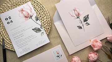 Giới thiệu các dòng Thiệp cưới Thiết kế