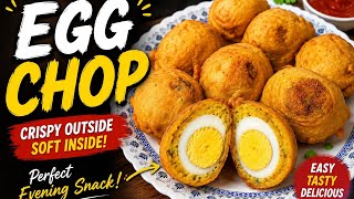 Perfect Crispy Egg Chop Recipe | Street-Style Snack That Everyone Will Love! 🥚✨ screenshot 3