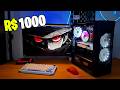 Meu novo PC GAMER barato R$1000 (Roda Tudo!)