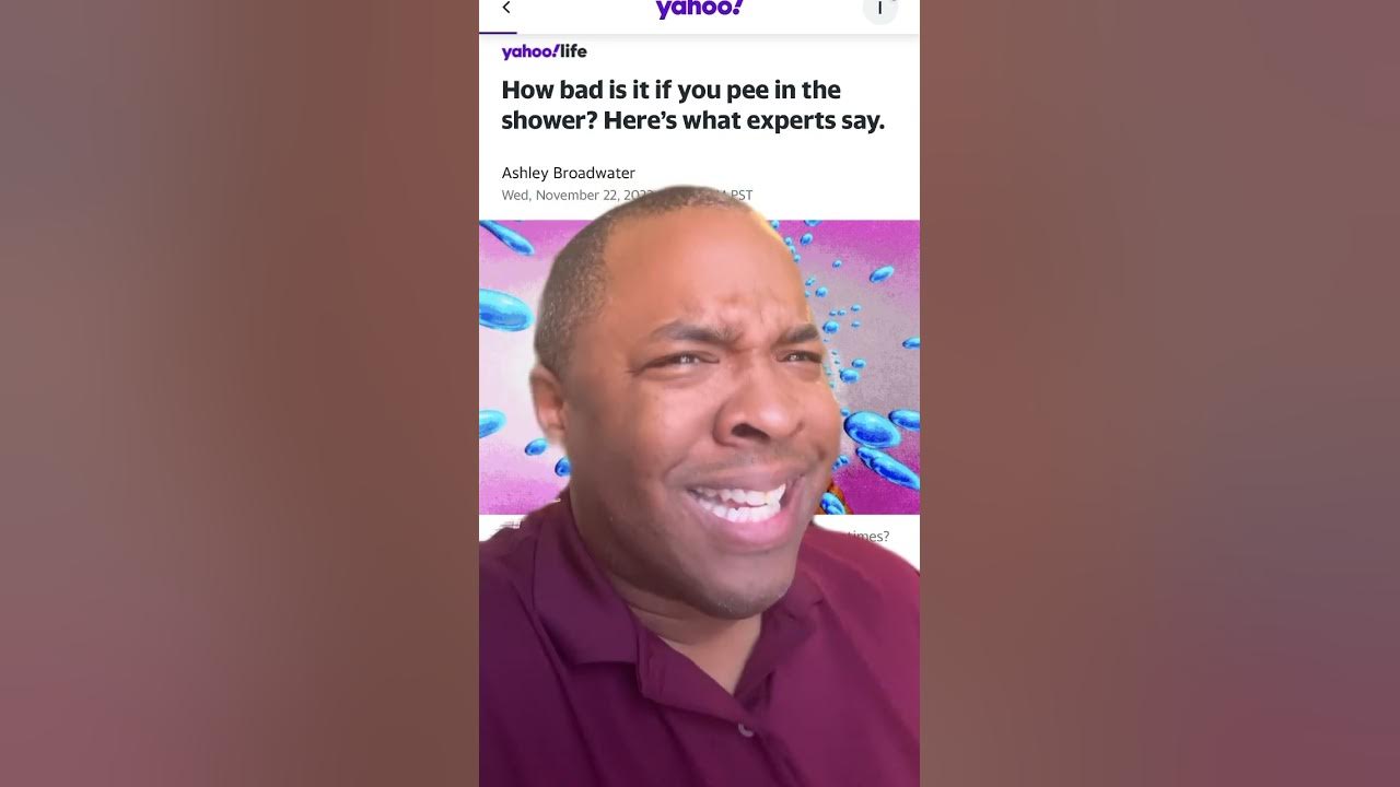 How Bad Is It If You Pee In The Shower? Wait What Comedy YouTube