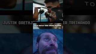 Justin Gaethje vendo Ilia Topuria treinar… isso é humano? 😳💀