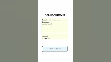 Kanban Board in Excel #shorts
