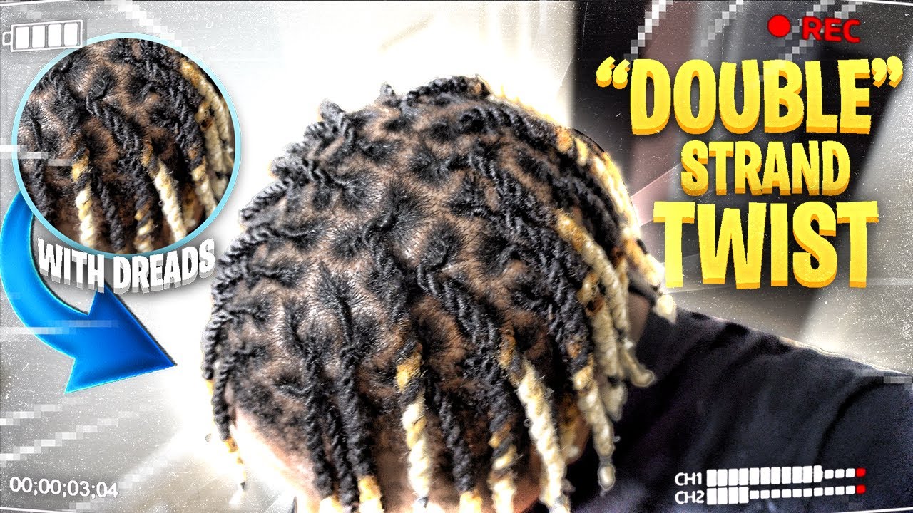 How To 2 Strand Twist Dreads Like Ddg King Von Etc Youtube