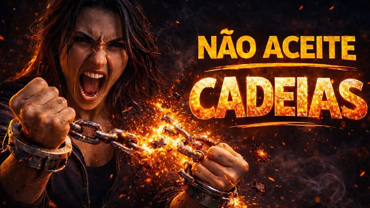 NÃO ACEITE CADEIAS | Louvor de Guerra Espiritual Que Quebra Prisões