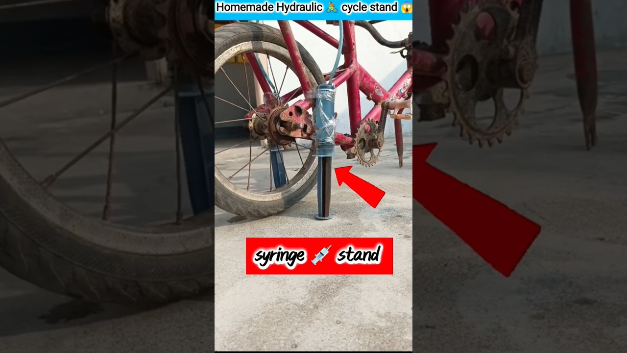 hydraulic cycle stand 🚴✅ 