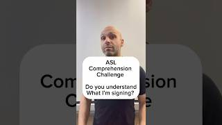 ASL comprehension challenge #SignWithJP #ASL #signlanguage