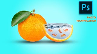 How to Create Orange Fish Manipulation in Photoshop.