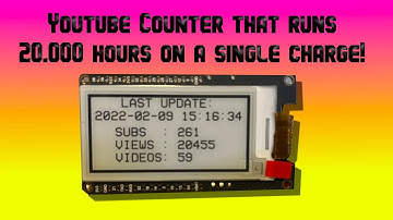 Making YT Subscriber counter on ePaper (like I wanted before!)