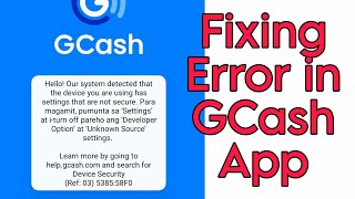 GCash Detected Error | Fixing Error in Gcash App | GCASH | Tutorial | Hakie TV