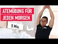 Mache diese Atemübung JEDEN MORGEN ✅ Perfekt gegen Stress im Homeoffice & sofort wach werden