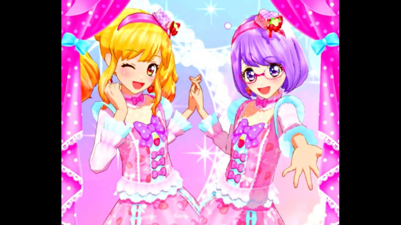 アイカツスターズ！虹野ゆめ 七倉小春 メルヘンストロベリーコーデ