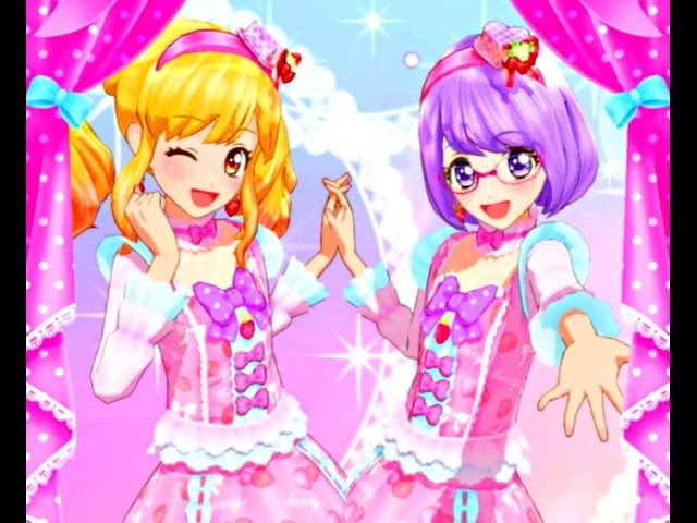 アイカツスターズ！虹野ゆめ 七倉小春 メルヘンストロベリーコーデ