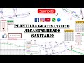 PLANTILLA GRATIS CIVIL3D - REDES DE ALCANTARILLADO SANITARIO