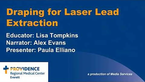Draping for Laser Lead Extraction   Lisa Tompkins