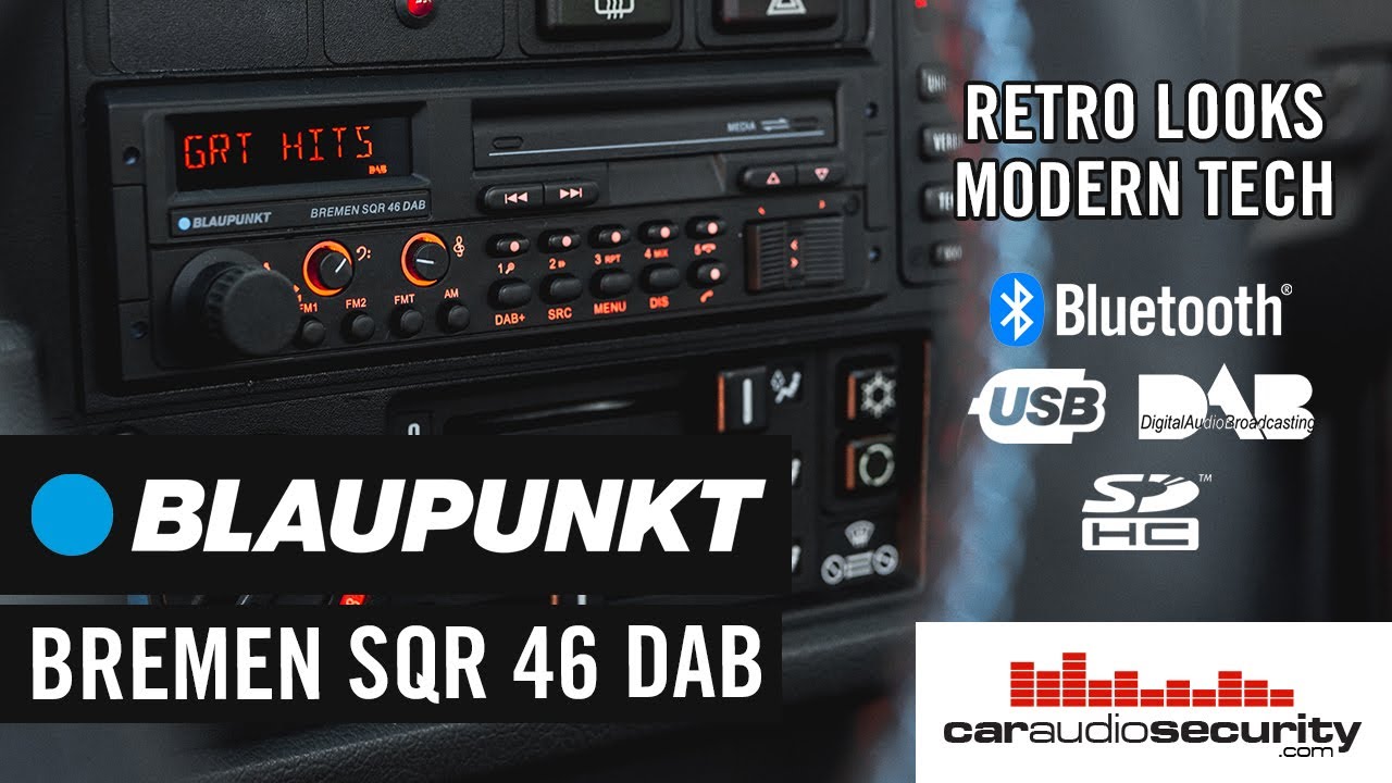 Blaupunkt Bremen SQR 46 DAB - Retro Classic Bluetooth DAB+ USB Stereo