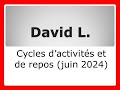 Davidcycles dactivits et de repos juin 2024