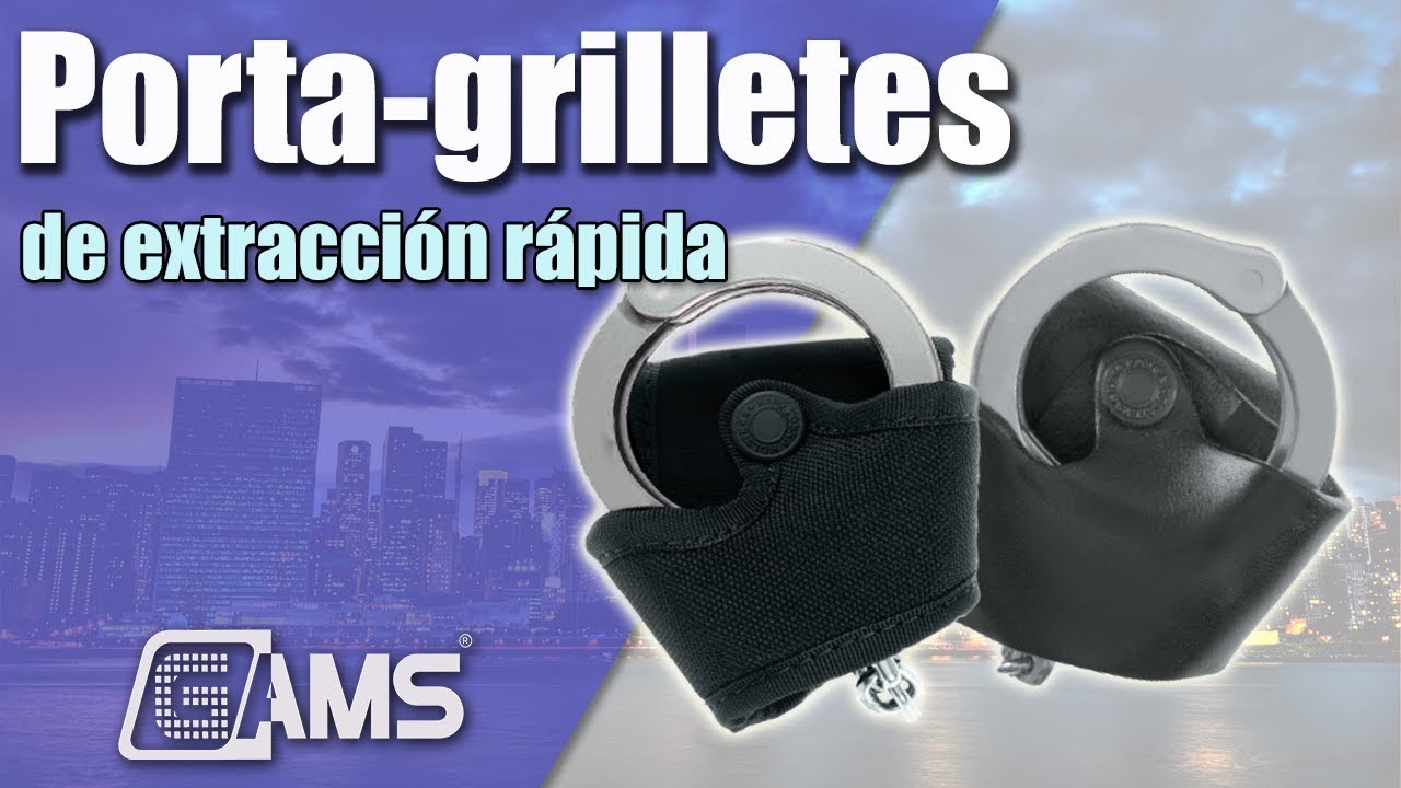 Funda porta-grilletes de nylon con extracción rápida