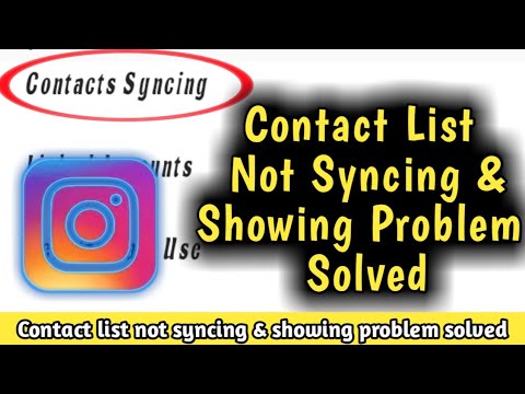 Fix Instagram Contact List Not Syncing & Not Showing Problem Solved