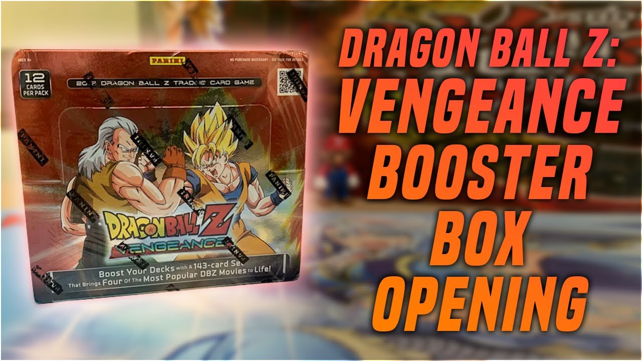 dragon ball z vengeance booster box DBZ CCG Also nd new hero character levels for fan Panini Gravity Feed Booster Box