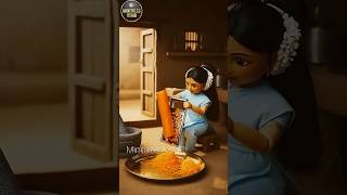 Miniature doll cooking carrot 🥕 halwa |Village #cooking |#shortsfeed#asmr#miniature #shorts #cartoon