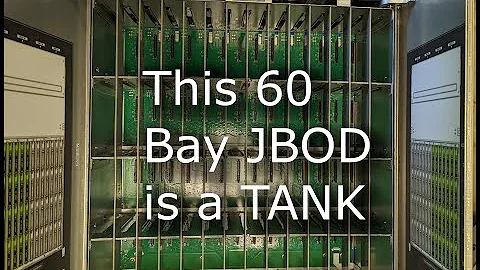 This 60 Bay JBOD is Tank for Chia!