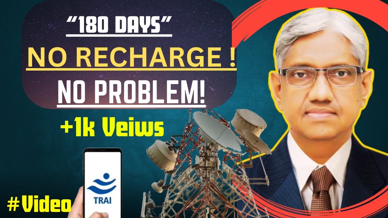 No Recharge No Recharge No Problem #TRAI #Announcement #MrTonopore - YouTube