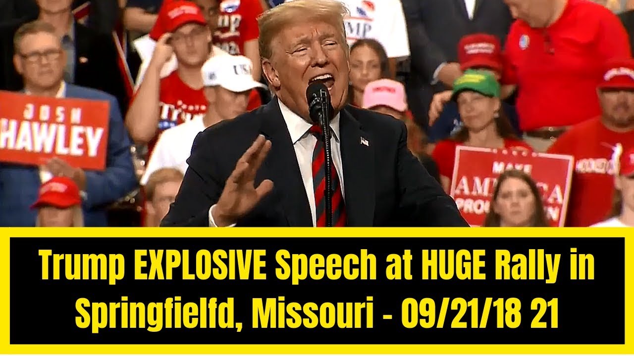 President Trump EXPLOSIVE Speech at MASSIVE Rally in Springfield ...