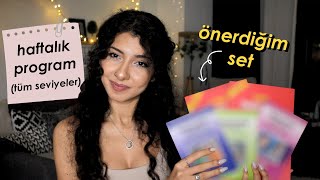 EVDE GÜNDE 1 SAATTE İNGİLİZCE ÖĞREN 📓✏️ | Nereden Başlanır? Haftalık Program