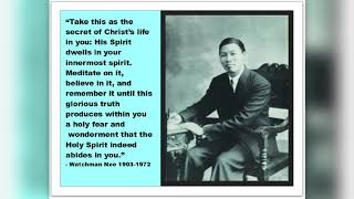 Watchman Nee - Ministry to the Lord