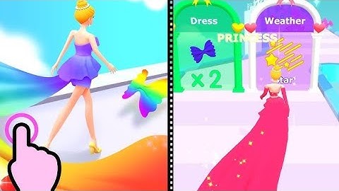 Dancing Dress - All Levels Gameplay (Android,iOS) | Levels 1-5 Walkthrough