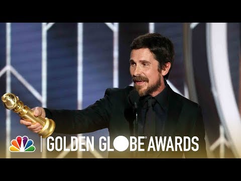 Christian Bale Wins Best Actor, Musical or Comedy - 2019 Golden Globes (Highlight)