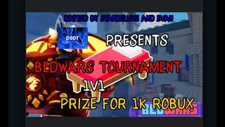 ROBLOX BEDWARS TOURNAMENT LIVE!!!