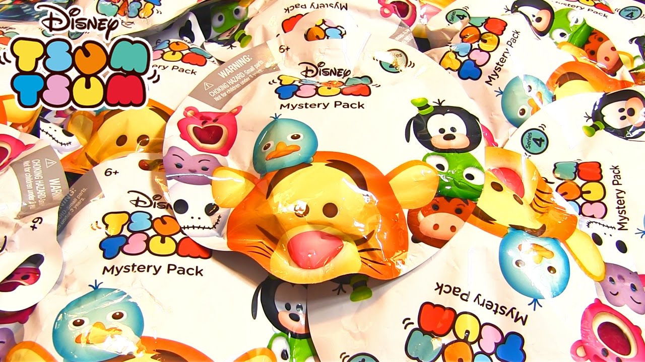 Ouverture de 13 Boosters TSUM TSUM Mystery Packs Serie 4 !