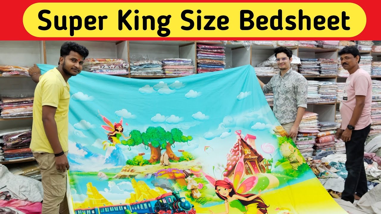 Bedsheet Wholesale Market | House Decor | R K Bed Cover Kolkata | Kolkata Business Trip |
