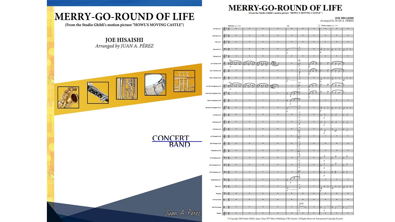 Merry-Go-Round of Life - Concert Band (arr. Juan A. Pérez) - YouTube