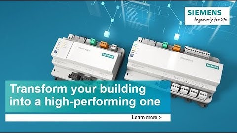 Desigo PXC4 and PXC5 - control high-performing buildings