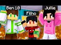 Minecraft: Who's Your Family? O FILHO DO BEN 10 OMNIVERSE GANHOU O SUPER OMNITRIX ‹‹ P3DRU ››