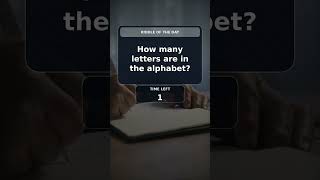 Riddle - How many letters are in the alphabet? #shorts #riddles #brainteasers #puzzle