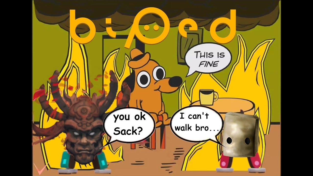 2 Idiots take on a puzzle game - Biped Part 1 - YouTube