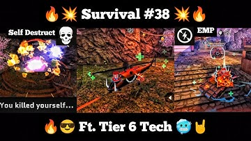 Massive Warfare Survival #38💥🔥 | Ft. Tier 6 Tech 😎🤘 (Self Destruct 🔥 and EMP ⚡)  | #massivewarfare