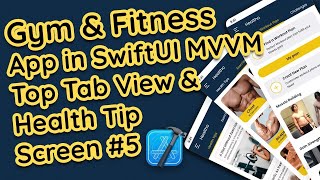 Elevate Your Fitness App: SwiftUI Top TabView with Scrollable Controller #5 #codeforany screenshot 5